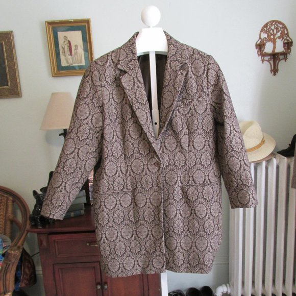 Brown Classic Baroque Coat - Picture 1 of 4
